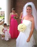 wedding, bride, maid and&nbsp;flowergirl