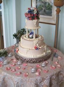 wedding cake flowers